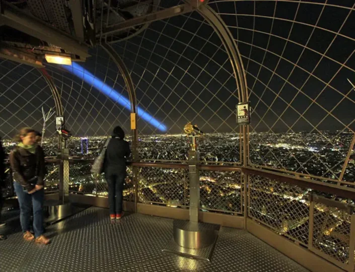 1 Eiffel Tower Summit Elevator Guided Tour at Night